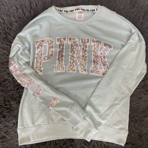 VS Pink Bling Crewneck Sweater